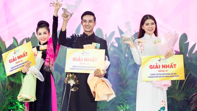 Winners of Charming Ao Dai contest in HCM City announced
